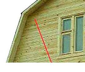 утепление фронтонов крыши - вариант 2