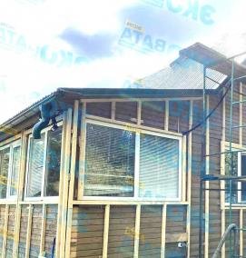 утепление каркасной пристройки - тип 1