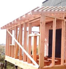 утепление каркасной пристройки - тип 4