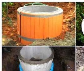 утепление колец скважины - тип 2