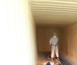 утепление контейнера пенопластом - тип 3