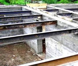 утепление металлических балок - модель 3