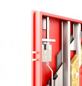 утепление металлических дверей - вариант 3