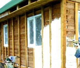 утепление монтажной пеной - тип 1