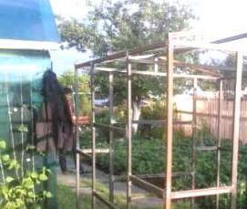 утепление профильной трубы - модель 4