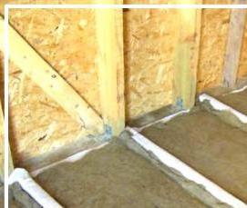 утепление слива в бане - вариант 4