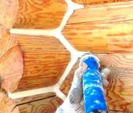 утепление сруба - модель 4