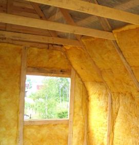 утепление стен войлоком - тип 3