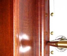 утепление входной двери - тип 2