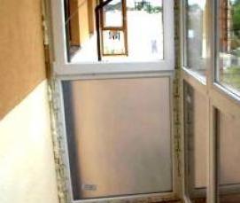 утепление витражного балкона - модель 1