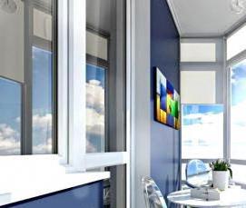 утепление витражного балкона - модель 3