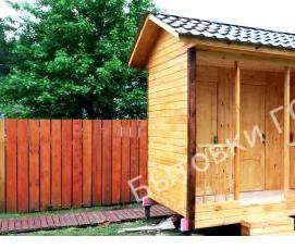 утепленная бытовка с душем и туалетом - тип 4