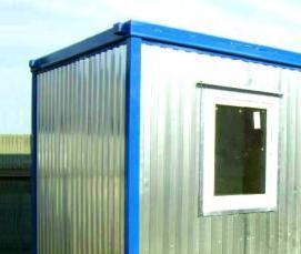 утепленная жилая бытовка - модель 2