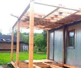 утепленные бытовки для проживания зимой - вариант 1