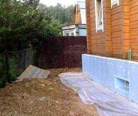 утеплитель цоколя дома - модель 3