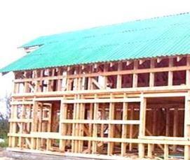 утеплитель деревянного каркаса - тип 2