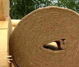 утеплитель для бруса джут - вариант 2