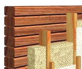 утеплитель для брусового дома - тип 1