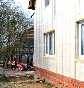 утеплитель для дома снаружи под сайдинг - модель 3