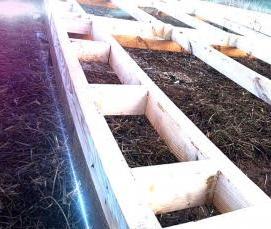 утеплитель для каркасного пола - модель 2