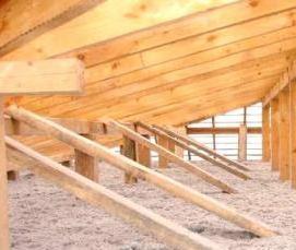 утеплитель для перекрытия чердака - вариант 2