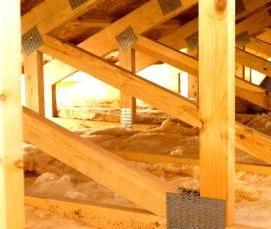 утеплитель для перекрытия холодного чердака - вариант 3