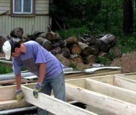 утеплитель для пола в каркасном доме - тип 4