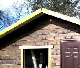 утеплитель для стен сарая - вариант 1