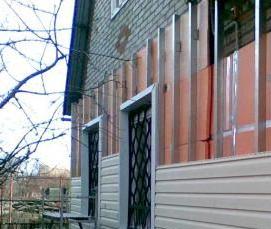 утеплитель для стен снаружи кирпичного дома - тип 1