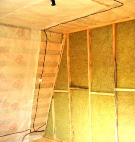 утеплитель для стен внутри дома - тип 3