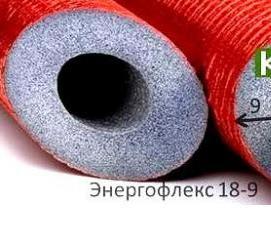 утеплитель для труб 16 мм - тип 1