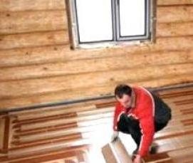 утеплитель для водяных теплых полов - вариант 1