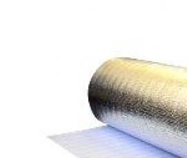 утеплитель фольгированный самоклеющийся 10 мм - вариант 3