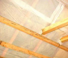 утеплитель мансарды изнутри - модель 1