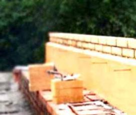 утеплитель между кирпичами - вариант 1