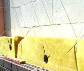 утеплитель между кирпичами - вариант 4