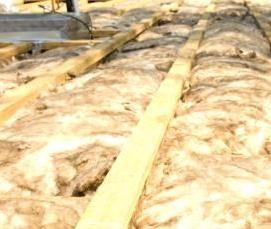 утеплитель между лагами пола - тип 1