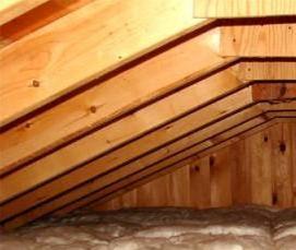 утеплитель на потолок в частном доме - тип 3