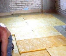 утеплитель под полы - тип 3