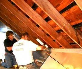 утеплитель потолка для мансарды - модель 3