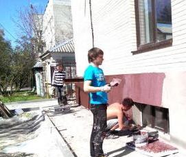 утеплитель с декоративной отделкой - тип 2