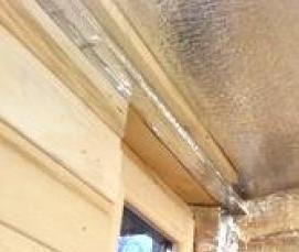 утеплитель внутри бани - модель 2