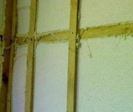 утеплитель внутри дома на даче - тип 1