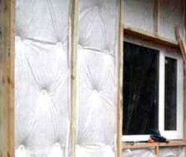 утеплитель внутри дома на даче - тип 4
