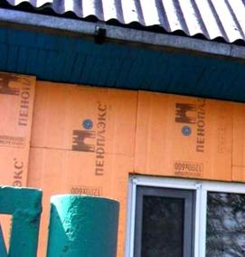 утеплители для наружных стен деревянного дома - модель 4