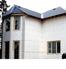 утеплители для наружных стен деревянного дома - модель 2