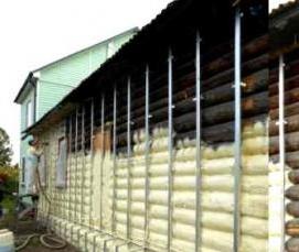 утеплители для внутренних стен деревянного дома - тип 3