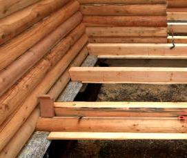 утеплители под пол деревянного дома - модель 3