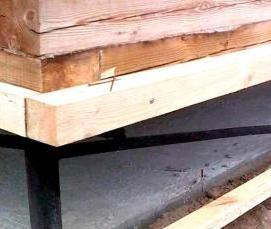 утеплители полов в бане - вариант 2