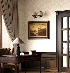 узкие двухстворчатые межкомнатные двери - вариант 4